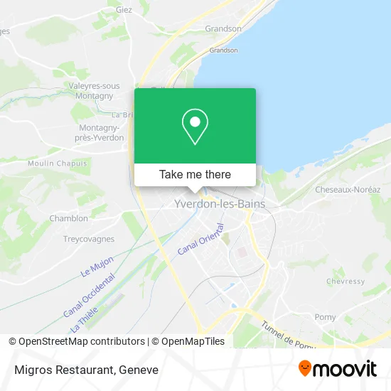 Migros Restaurant map