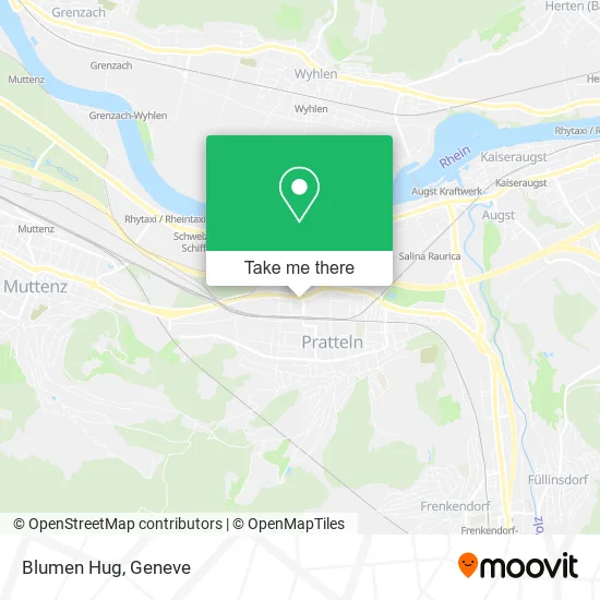 Blumen Hug map