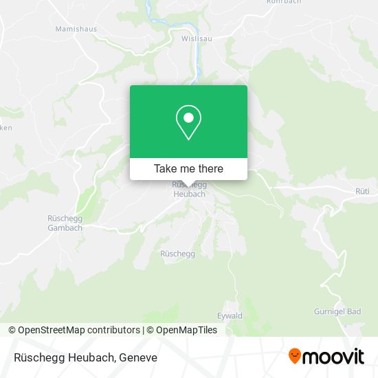 Rüschegg Heubach map