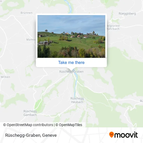 Rüschegg-Graben map