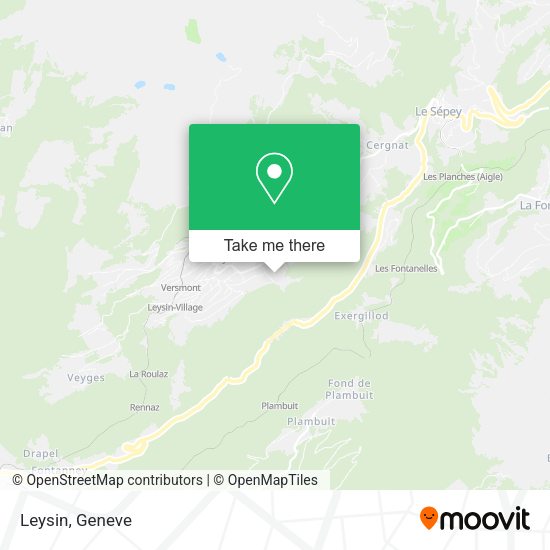 Leysin map