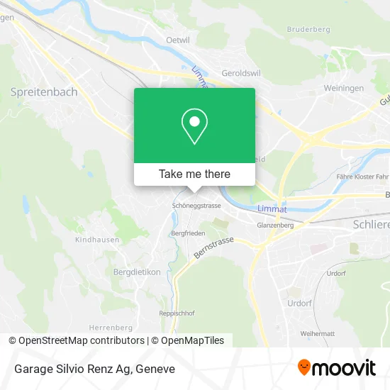 Garage Silvio Renz Ag map