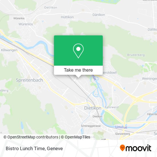 Bistro Lunch Time map