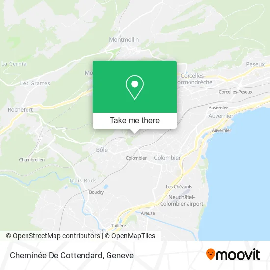 Cheminée De Cottendard map