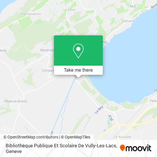 Bibliothèque Publique Et Scolaire De Vully-Les-Lacs map
