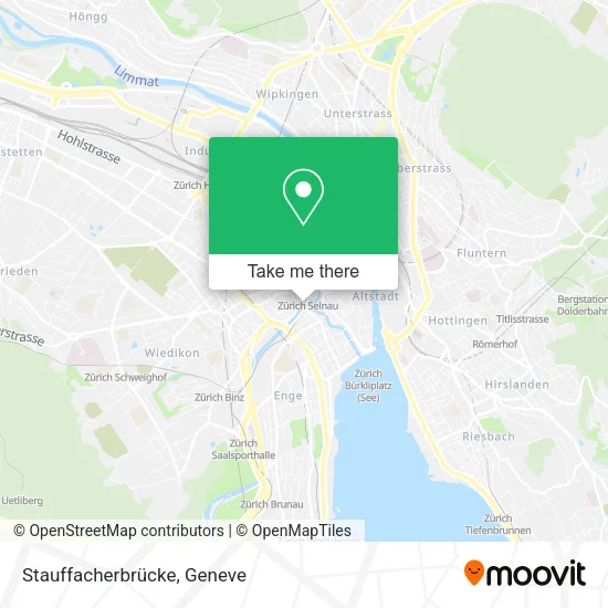 Stauffacherbrücke map