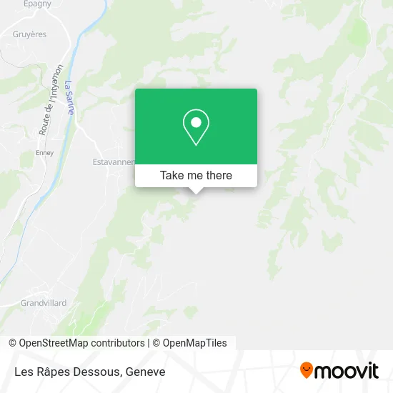 Les Râpes Dessous map