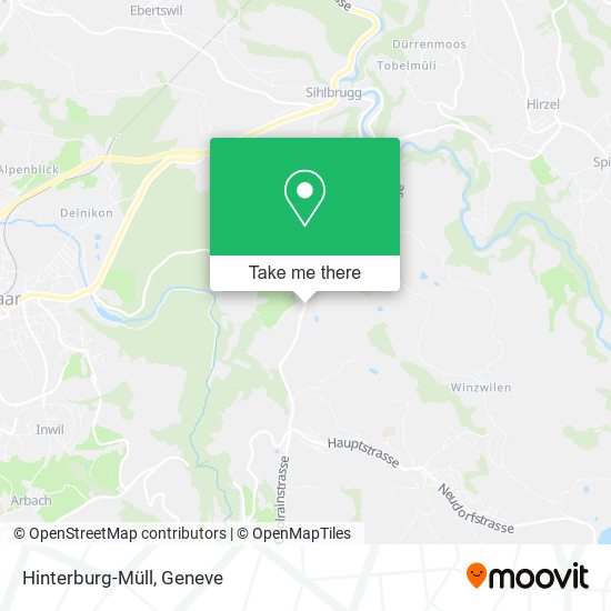 Hinterburg-Müll map
