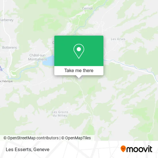 Les Esserts map