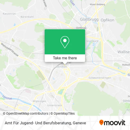 Amt Für Jugend- Und Berufsberatung map