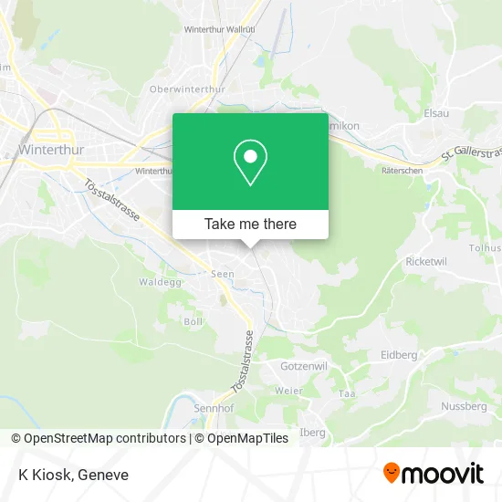 K Kiosk map