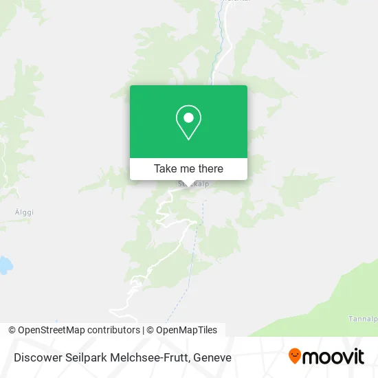 Discower Seilpark Melchsee-Frutt map
