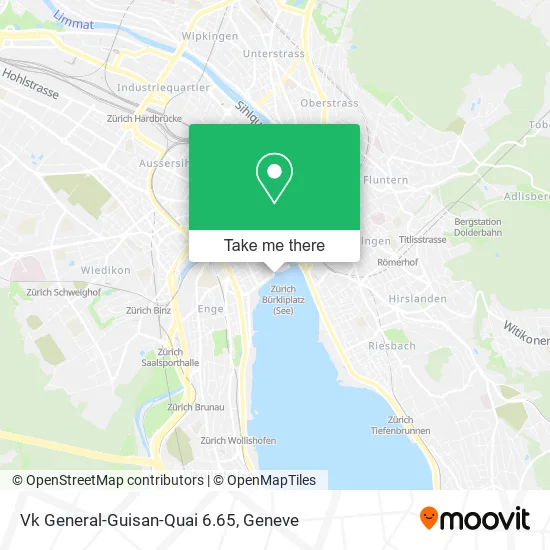 Vk General-Guisan-Quai 6.65 map