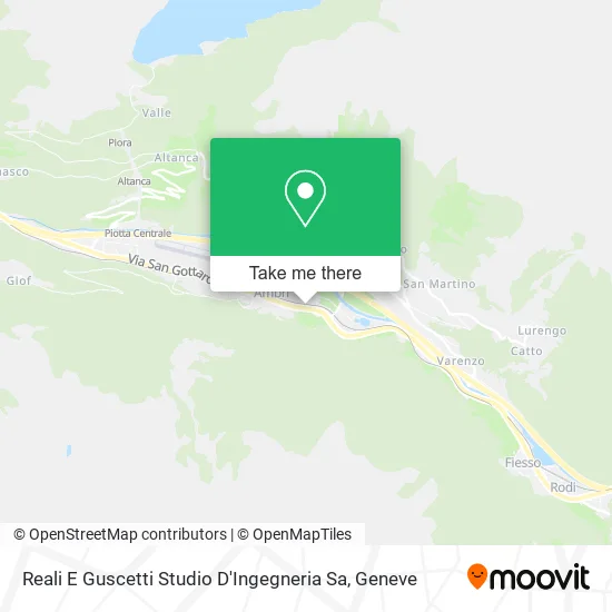 Reali E Guscetti Studio D'Ingegneria Sa map