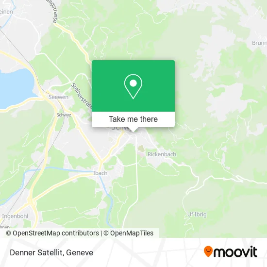 Denner Satellit map