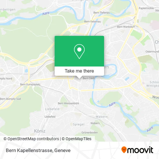 Bern Kapellenstrasse map