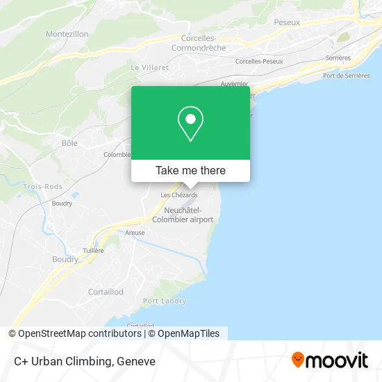 C+ Urban Climbing map
