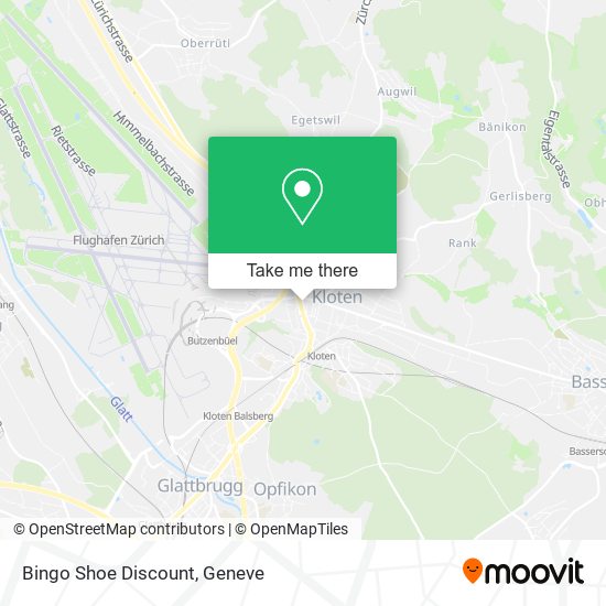 Bingo Shoe Discount map