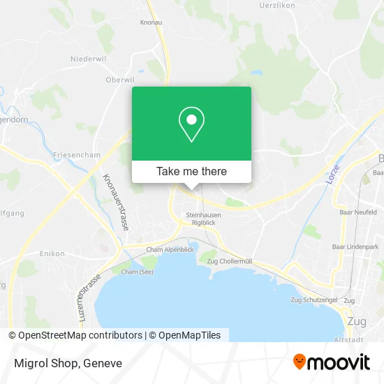 Migrol Shop map