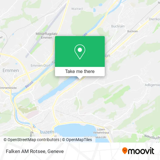 Falken AM Rotsee map