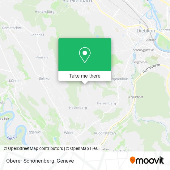 Oberer Schönenberg map