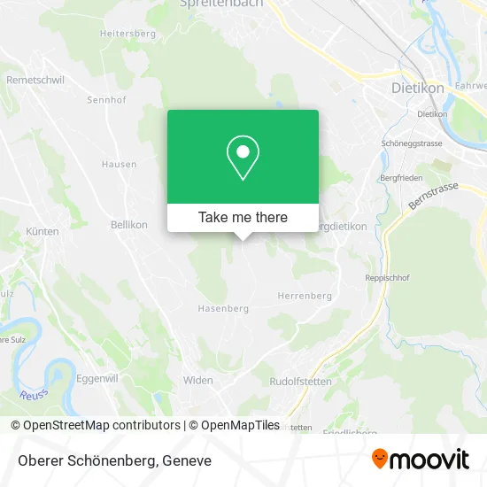 Oberer Schönenberg map