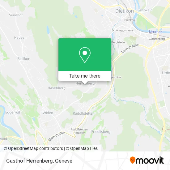 Gasthof Herrenberg map