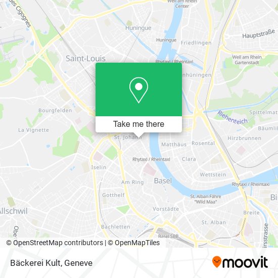 Bäckerei Kult map