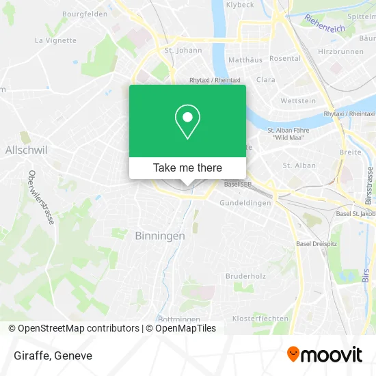 Giraffe map