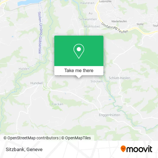 Sitzbank map