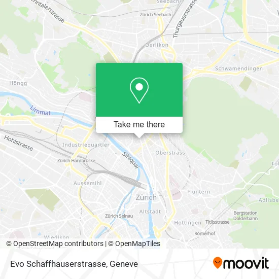 Evo Schaffhauserstrasse map