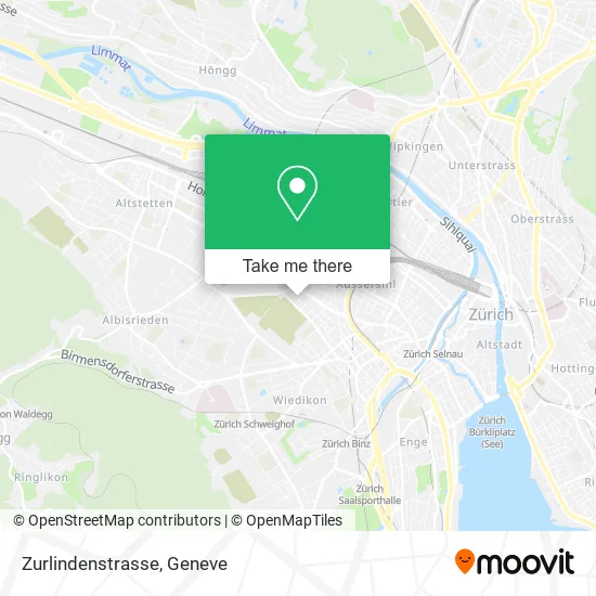 Zurlindenstrasse map