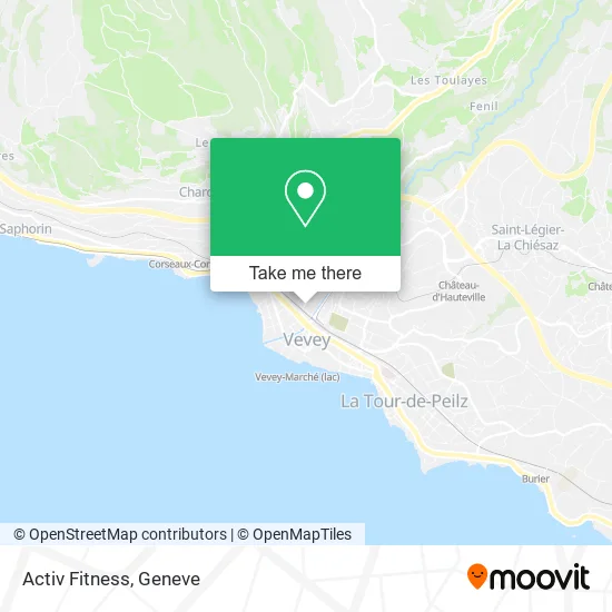 Activ Fitness map