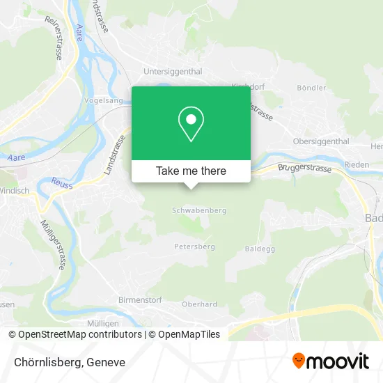Chörnlisberg map