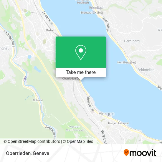 Oberrieden map