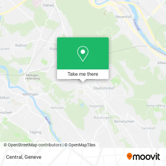 Central map