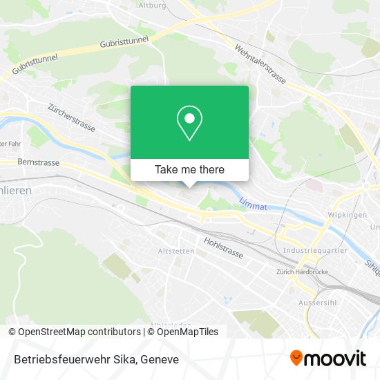 Betriebsfeuerwehr Sika map