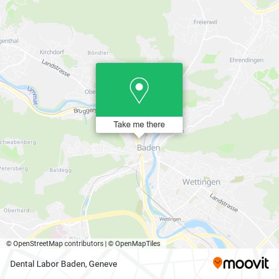 Dental Labor Baden map