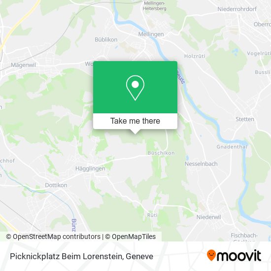 Picknickplatz Beim Lorenstein map