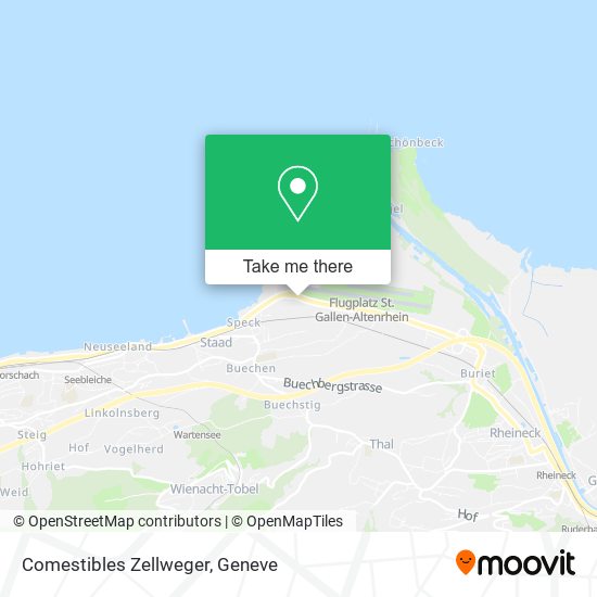 Comestibles Zellweger map