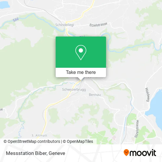 Messstation Biber map