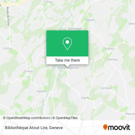 Bibliothèque Atout Lire map