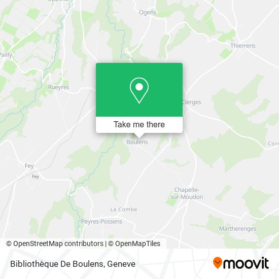 Bibliothèque De Boulens map