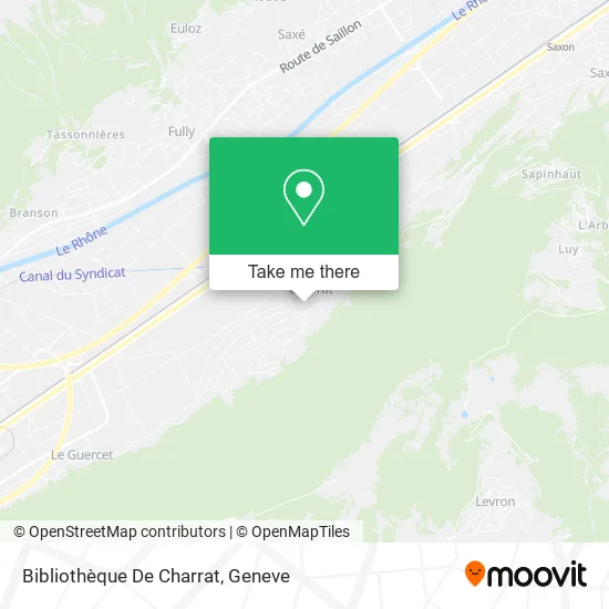 Bibliothèque De Charrat map