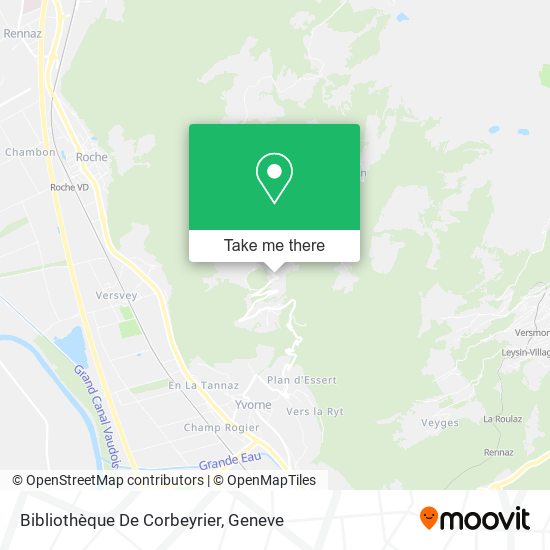 Bibliothèque De Corbeyrier map