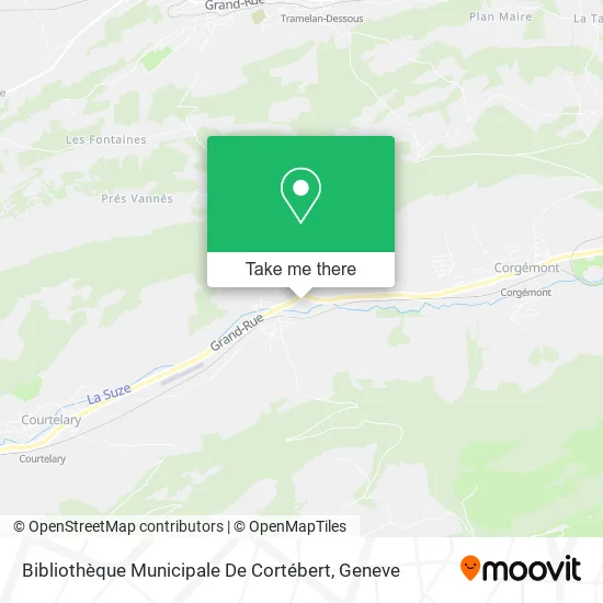 Bibliothèque Municipale De Cortébert map