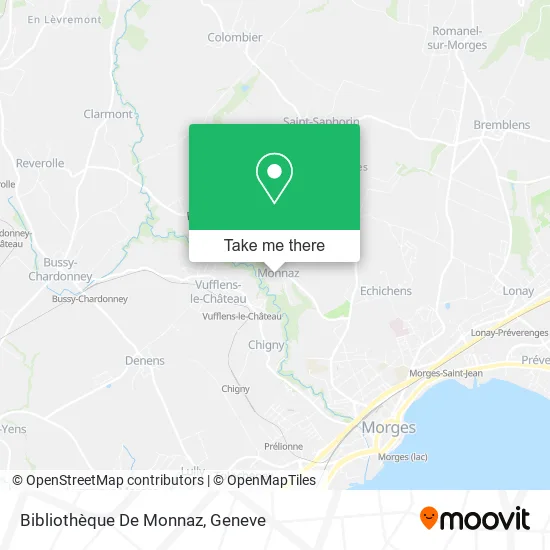 Bibliothèque De Monnaz map