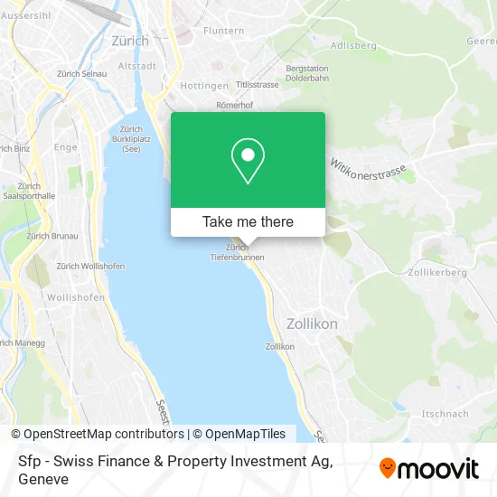 Sfp - Swiss Finance & Property Investment Ag map