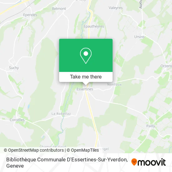 Bibliothèque Communale D'Essertines-Sur-Yverdon map