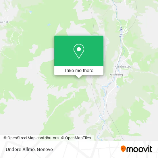 Undere Allme map
